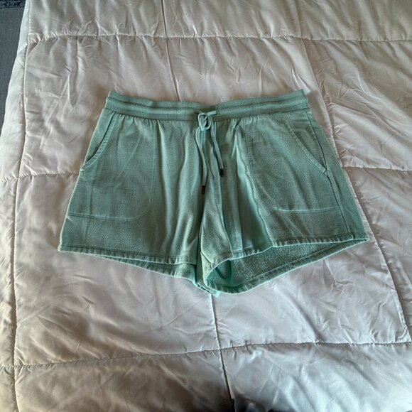 Stars Above Sweat Shorts, Turquoise, size XL - Picture 1 of 3